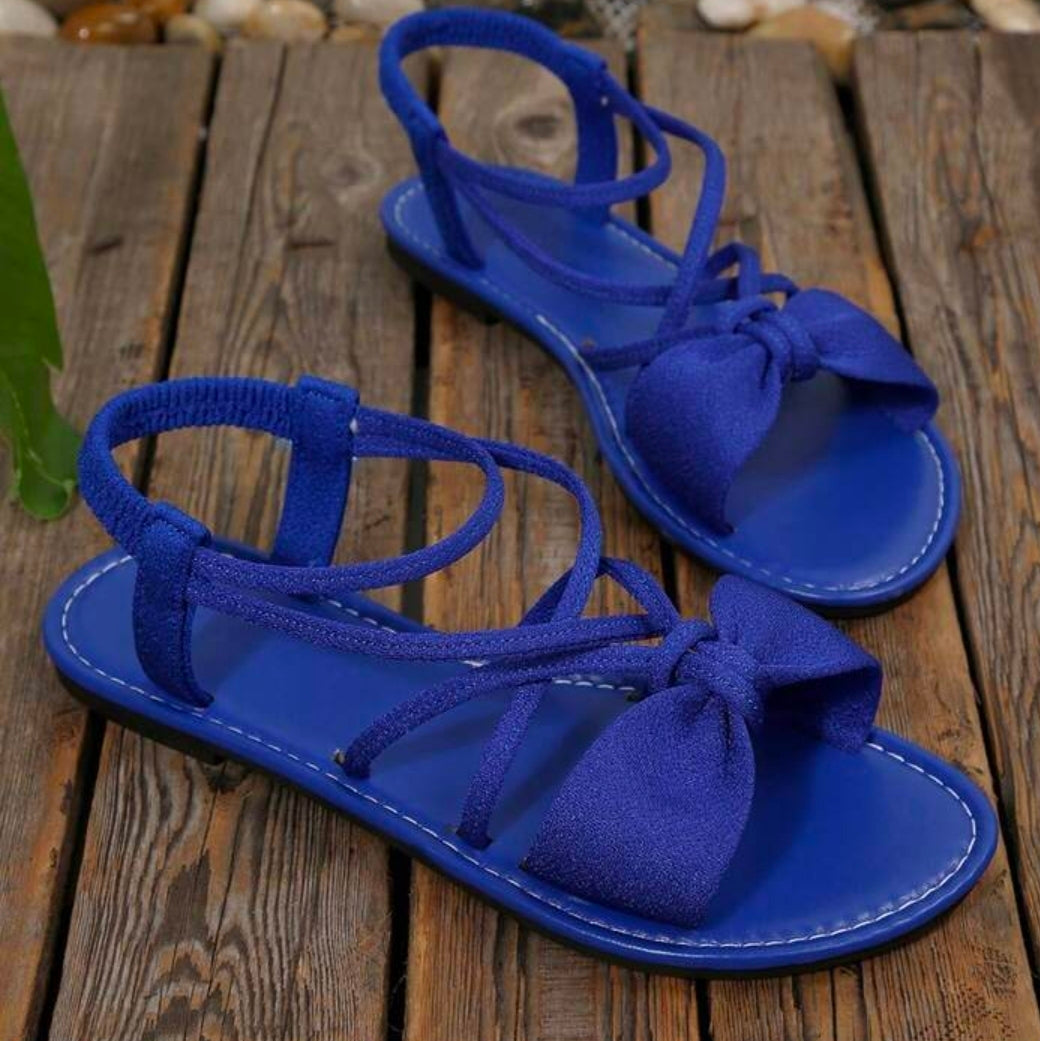 Blue sandals